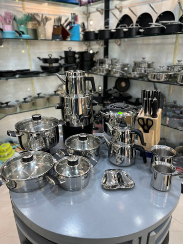 سرویس کامل کرکماز استیل مشکی